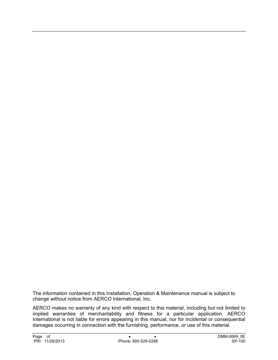 AERCO SmartPlate User Manual | Page 2 / 138
