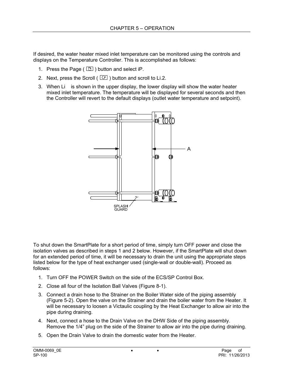 Checking mixed inlet temperature | AERCO SmartPlate User Manual | Page 37 / 138