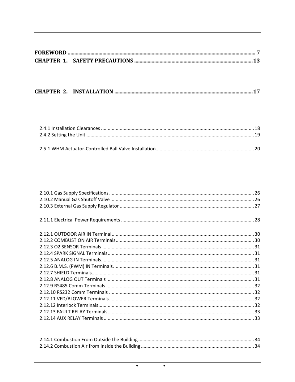 AERCO Innovation (G-13-1854 and above) User Manual | Page 3 / 196