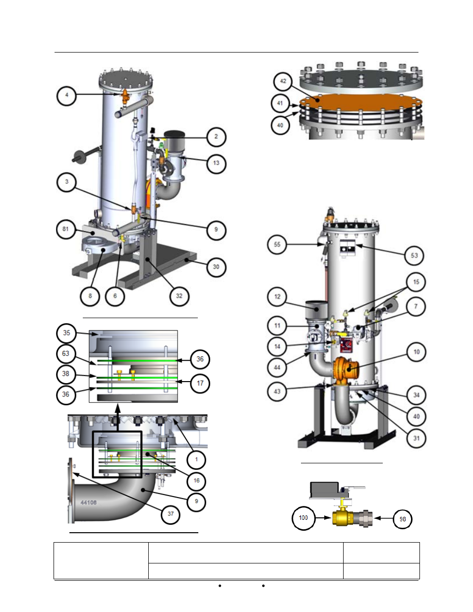 Innovation parts list | AERCO Innovation (G-14-2265 and above) User Manual | Page 153 / 206