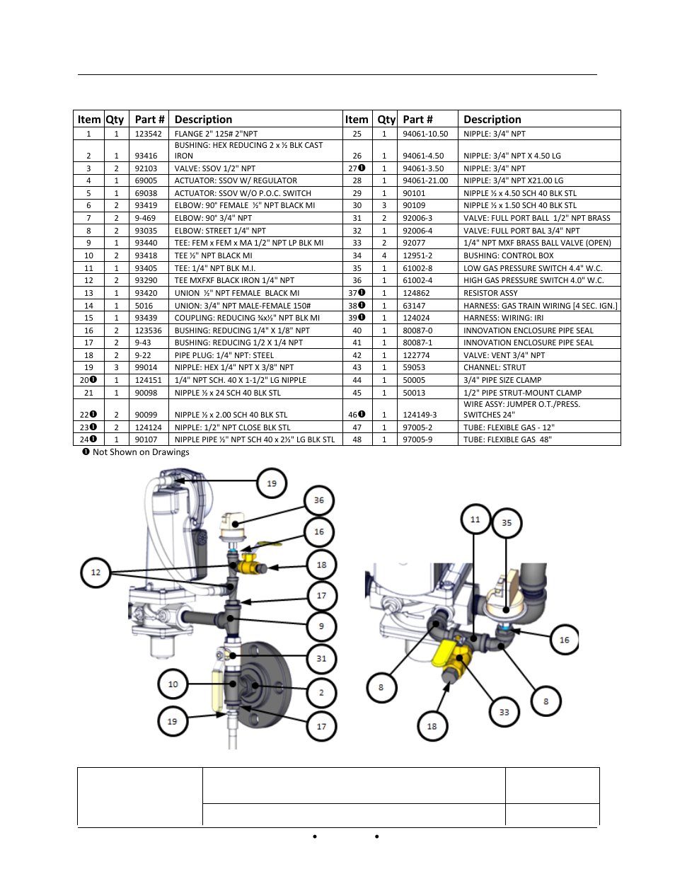 Appendix e – parts list drawings, Sheet 1 of 2 | AERCO Innovation (G-14-2265 and above) User Manual | Page 160 / 206