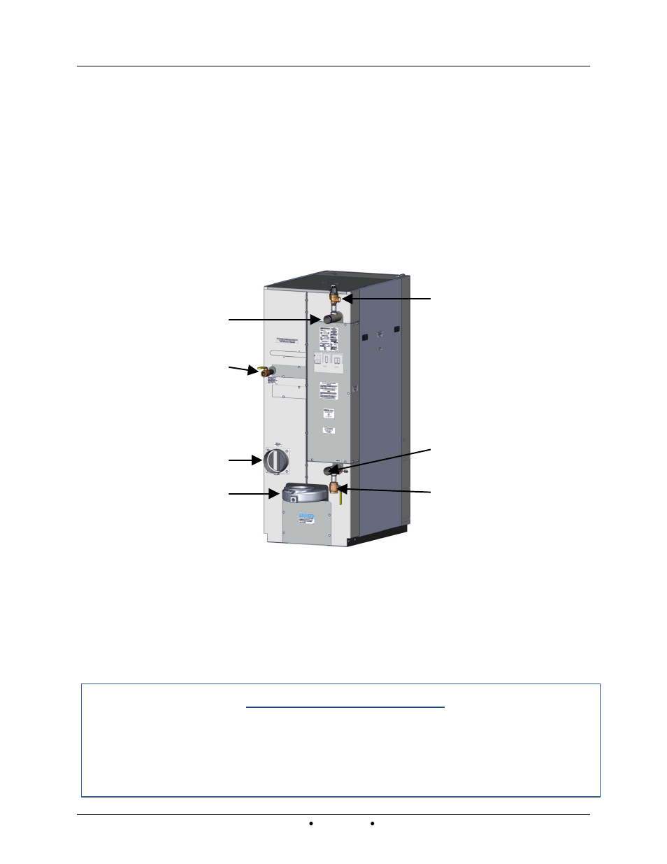 5 water inlet and outlet piping, 1 whm actuator-controlled ball valve installation | AERCO Innovation (G-14-2265 and above) User Manual | Page 20 / 206