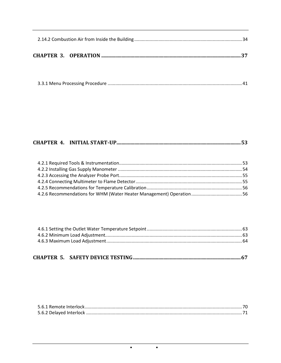 AERCO Innovation (G-14-2265 and above) User Manual | Page 4 / 206