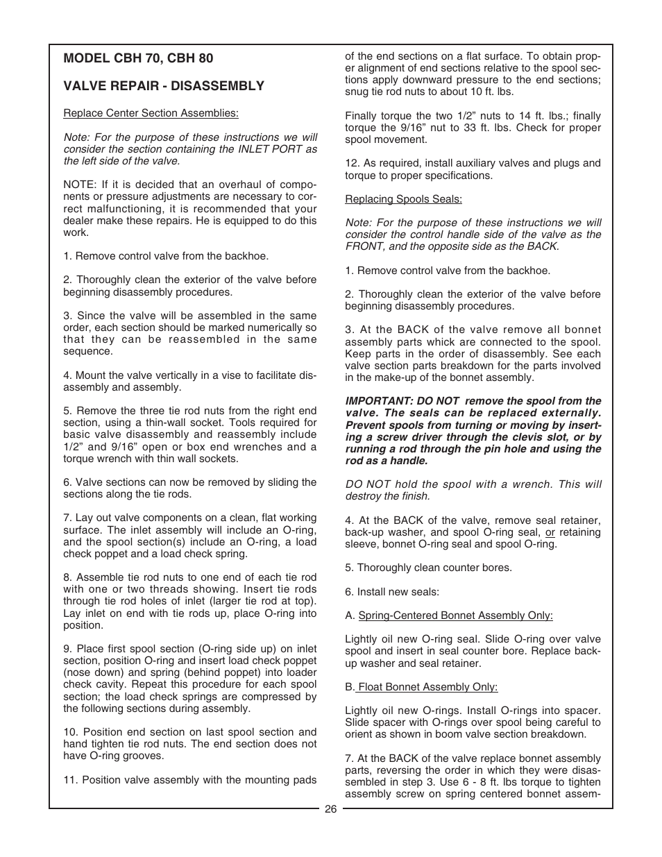 Bush Hog CBH80 User Manual | Page 28 / 56