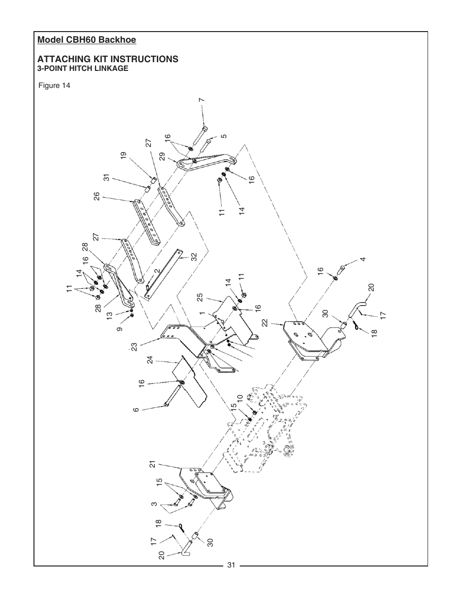 Bush Hog CBH80 User Manual | Page 33 / 56