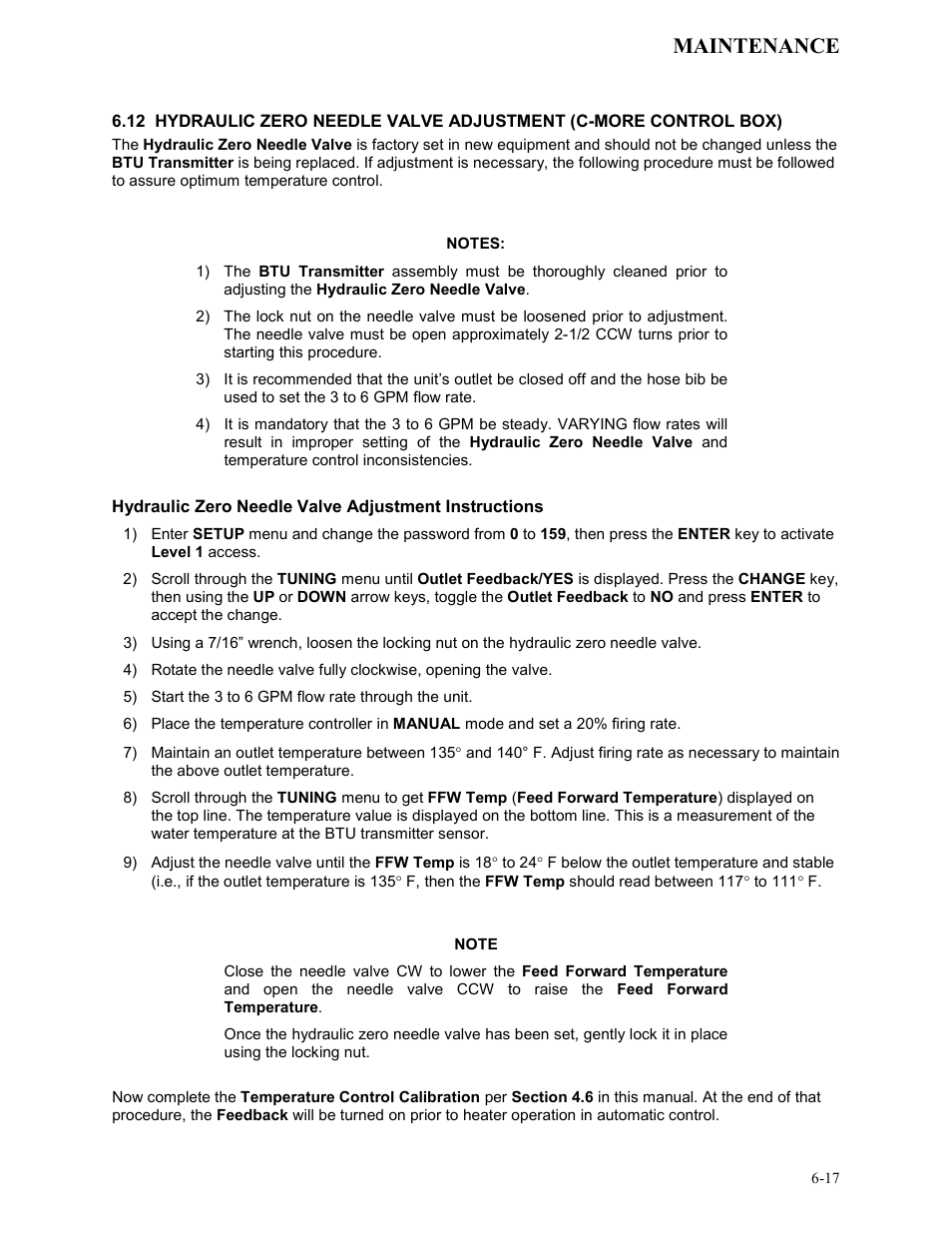 Maintenance | AERCO KC1000 Heater Mar 2011 User Manual | Page 61 / 117