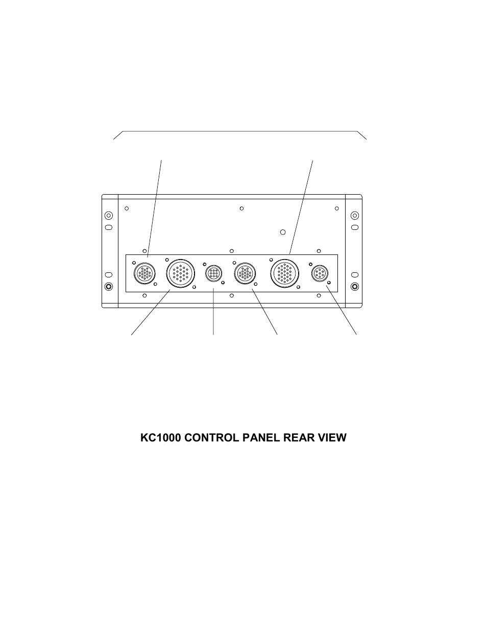 Appendix i, Kc1000 control panel rear view | AERCO KC1000 Heater 2002 User Manual | Page 104 / 106