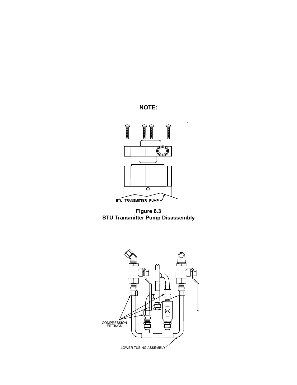 Figure 6.3, Btu transmitter pump disassembly, Maintenance | AERCO KC1000 Heater 2002 User Manual | Page 46 / 106