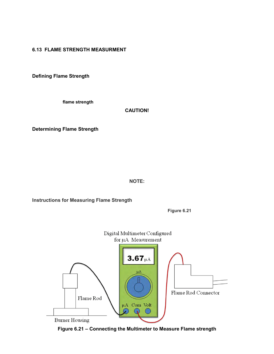 13 flame strength measurment | AERCO KC1000 Heater 2002 User Manual | Page 60 / 106