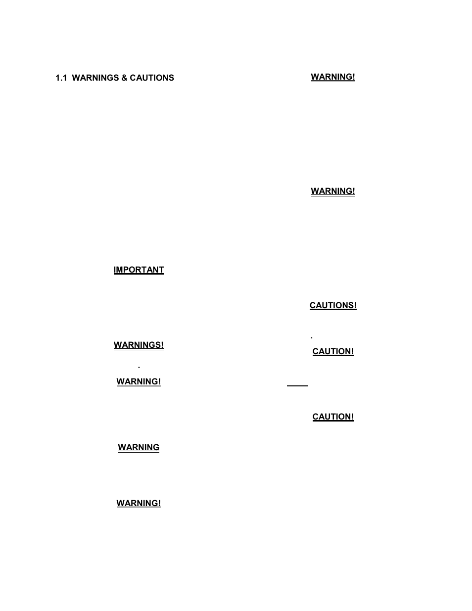 Kc-h-ch1-1-15-07-j, 1 warnings & cautions, Safety precautions | AERCO KC1000 Heater 2002 User Manual | Page 7 / 106