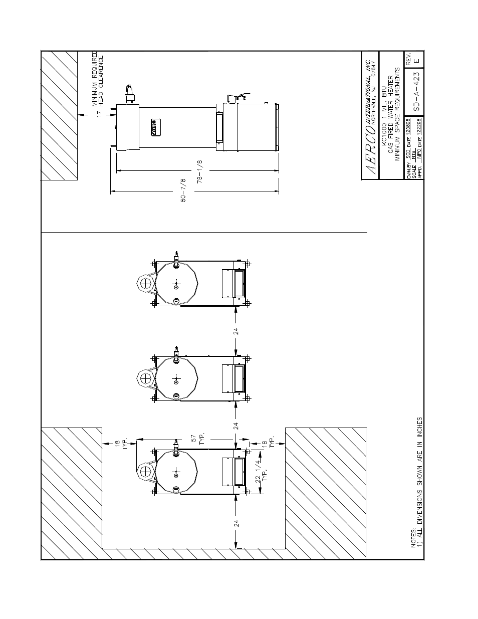 Kc-h-app-e -25-07-a, Appendix e | AERCO KC1000 Heater 2002 User Manual | Page 85 / 106