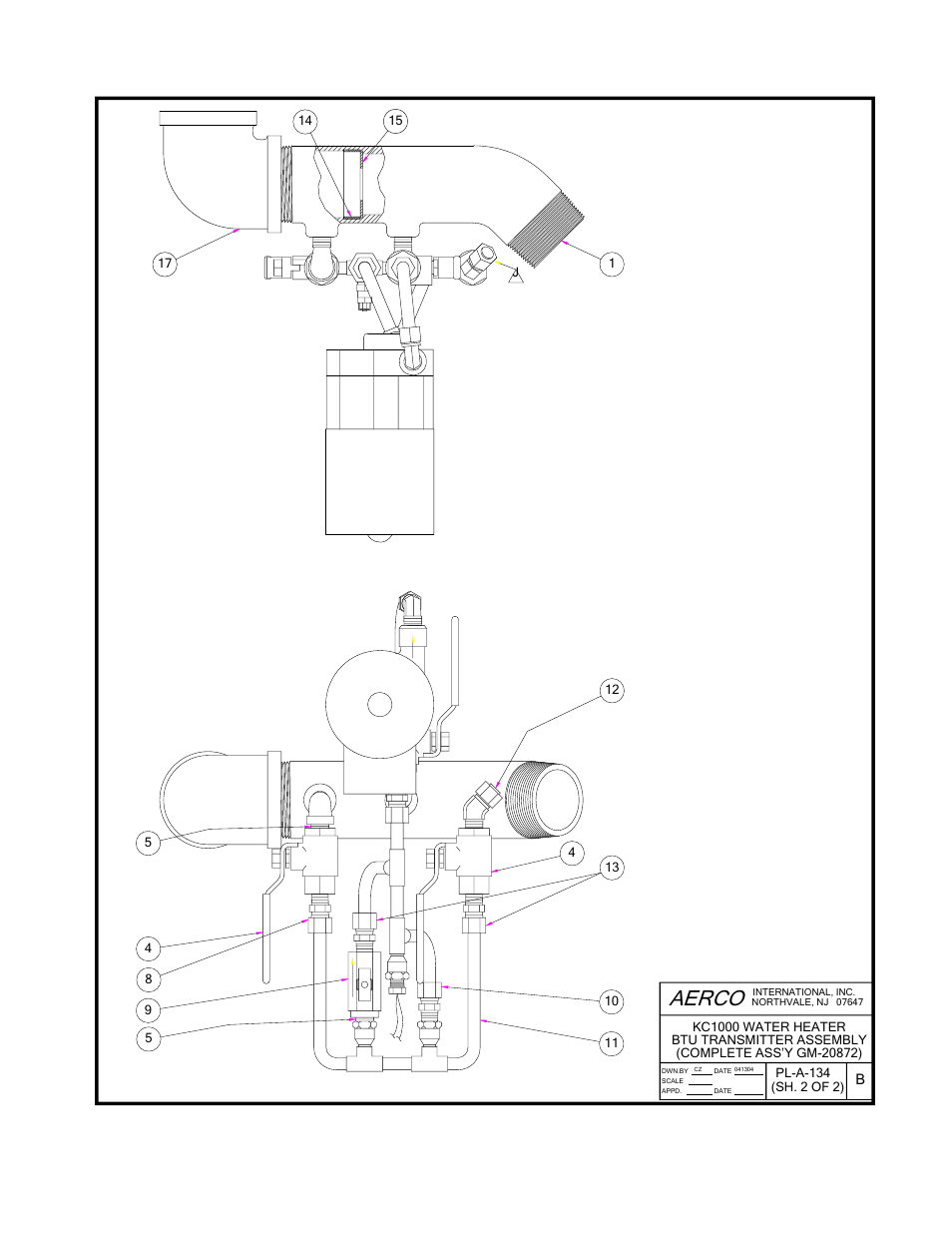 Aerco, Appendix e | AERCO KC1000 Heater 2002 User Manual | Page 91 / 106