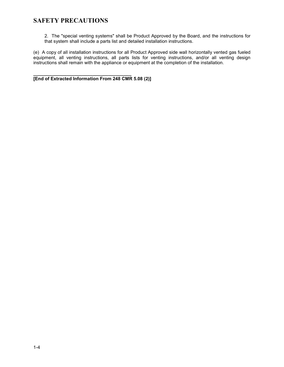 Safety precautions | AERCO KC Series Equipped with C-More Controller for Massachusetts Only User Manual | Page 10 / 98