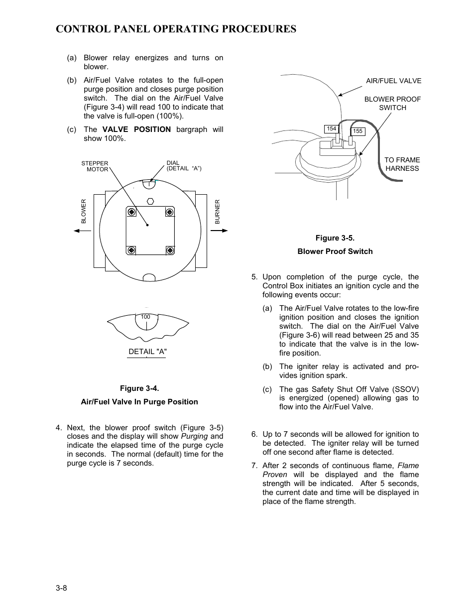 Control panel operating procedures | AERCO KC Series Equipped with C-More Controller for Massachusetts Only User Manual | Page 28 / 98