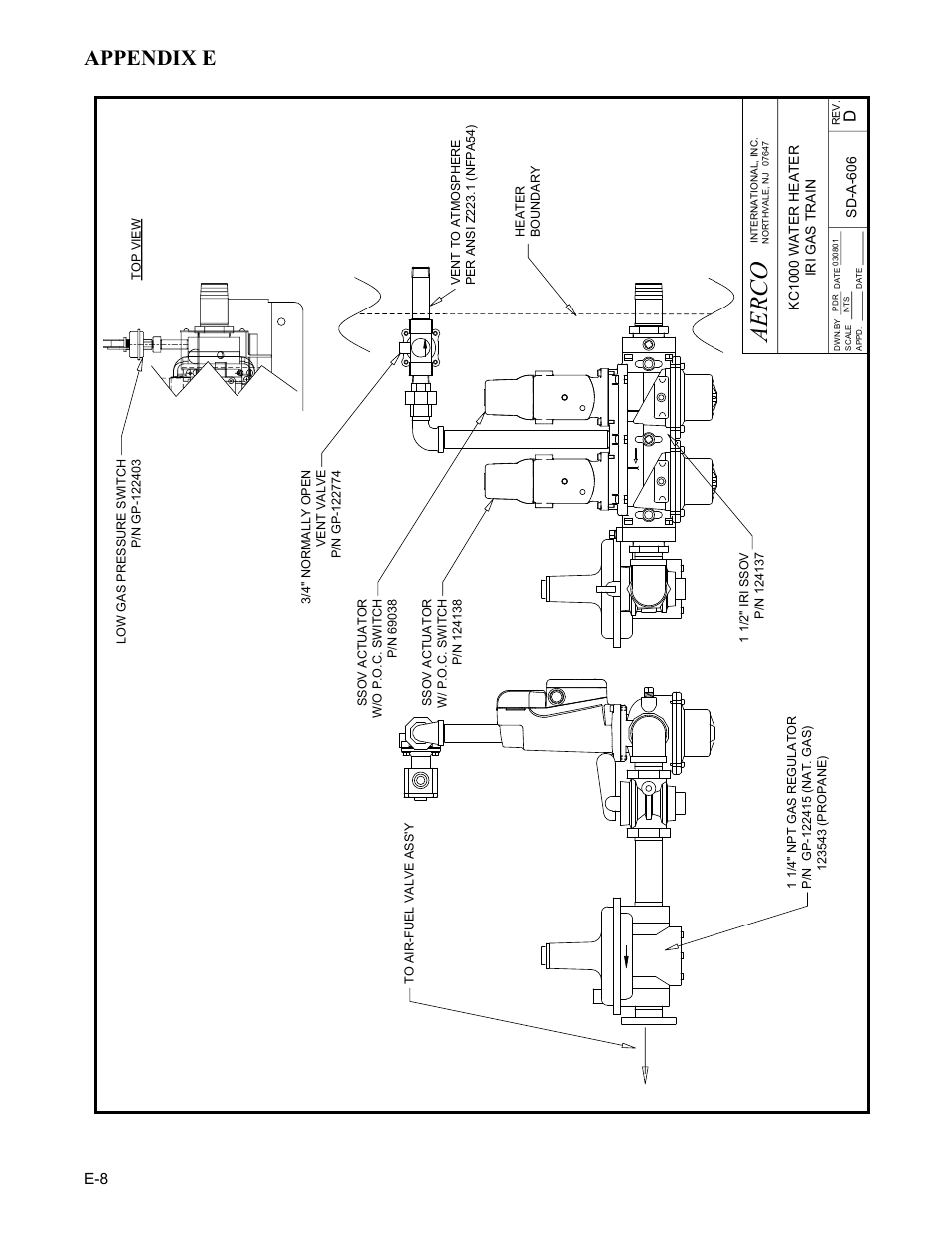 Aerco, Appendix e | AERCO KC Series Equipped with C-More Controller for Massachusetts Only User Manual | Page 90 / 98