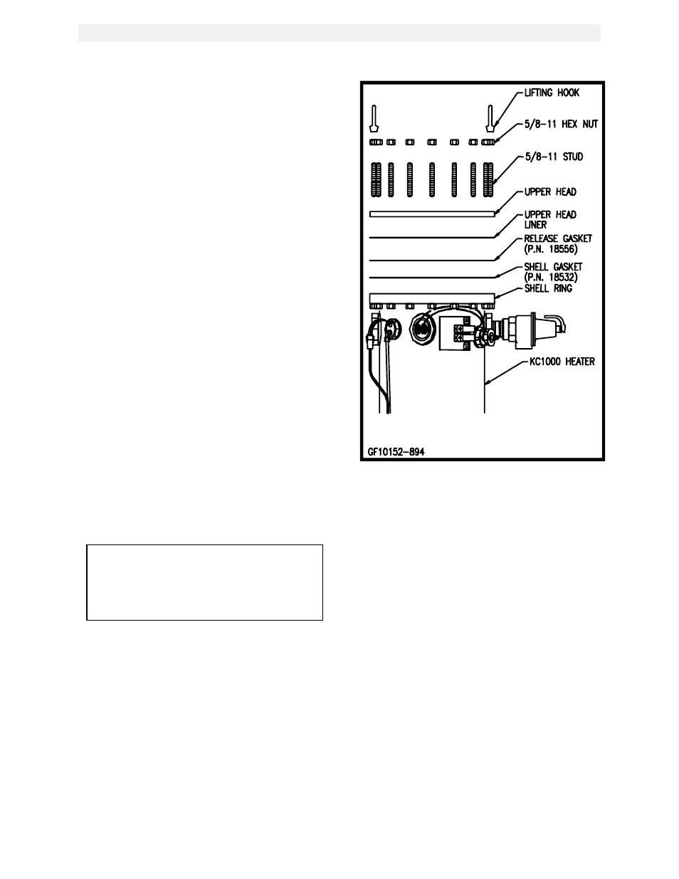 Figure 6.19, Flat style head configuration, Maintenance | AERCO KC1000 Heater w/Mod-Box Controller User Manual | Page 42 / 84