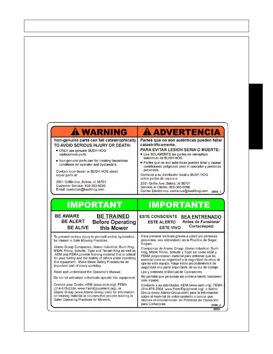 Attention owner/operator, Introduction | Bush Hog 1145 User Manual | Page 31 / 100