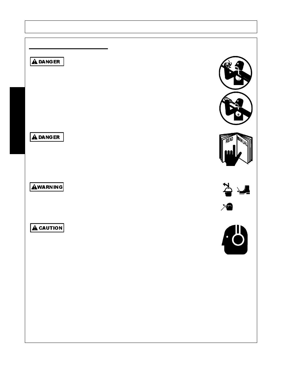 Operator requirements, Operator requirements -4, Operation | Opera t ion | Bush Hog 1145 User Manual | Page 44 / 100