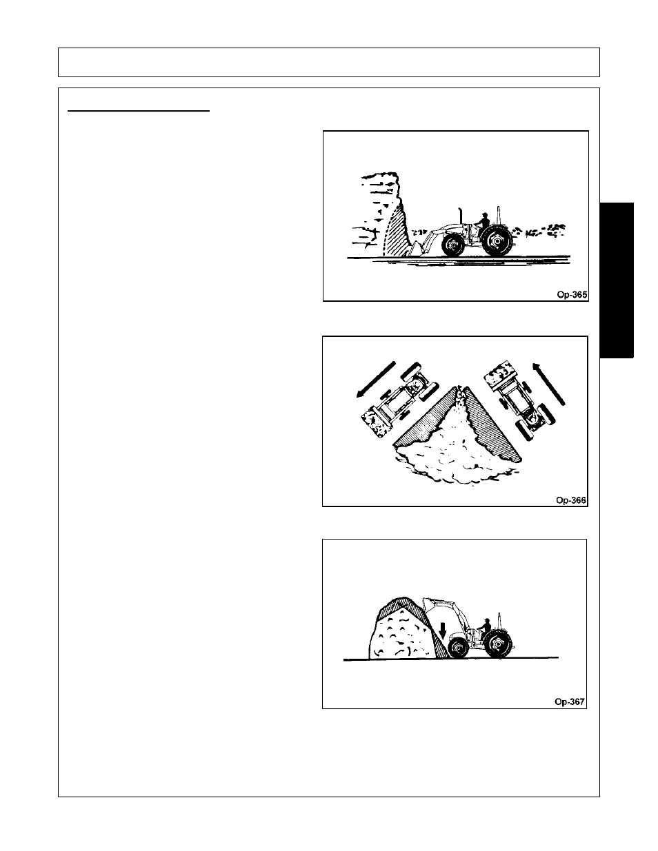 Loading from a bank, Operation, Opera t ion | Bush Hog 1145 User Manual | Page 69 / 100