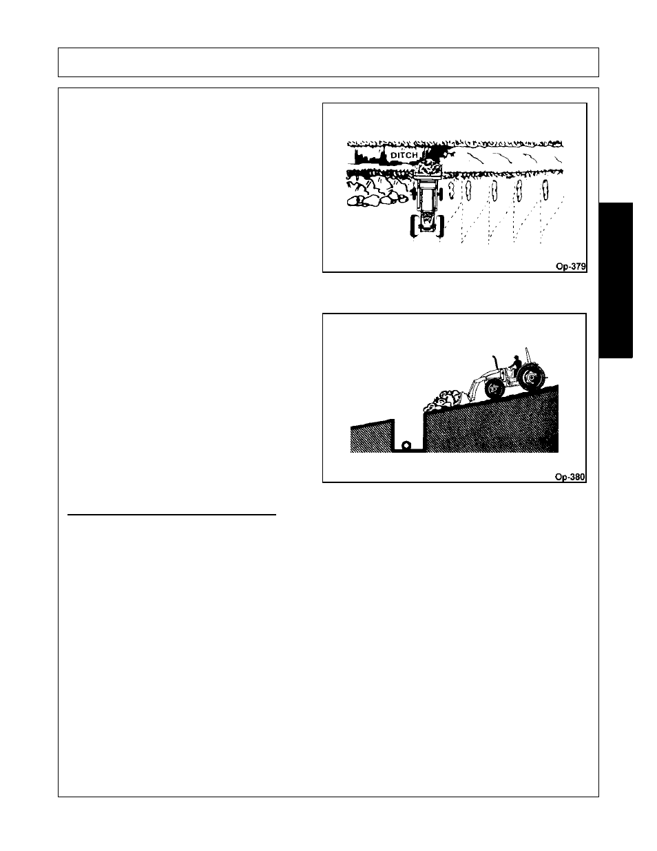 Handling large heavy objects, Operation, Opera t ion | Bush Hog 1145 User Manual | Page 75 / 100