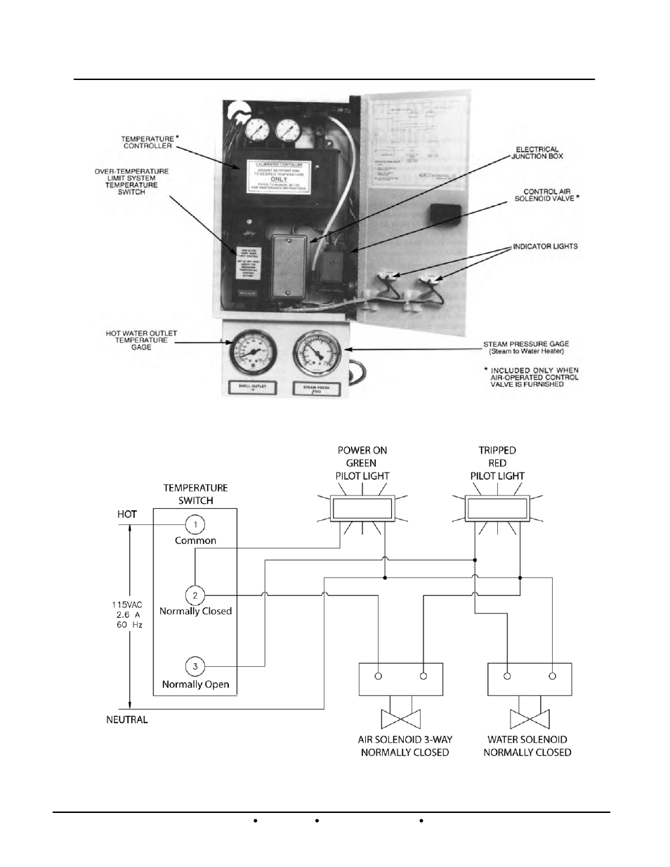 1b+ ii water wizard water heaters he-110 | AERCO Packaged WaterWizard Steam-to-Water Heater User Manual | Page 21 / 50