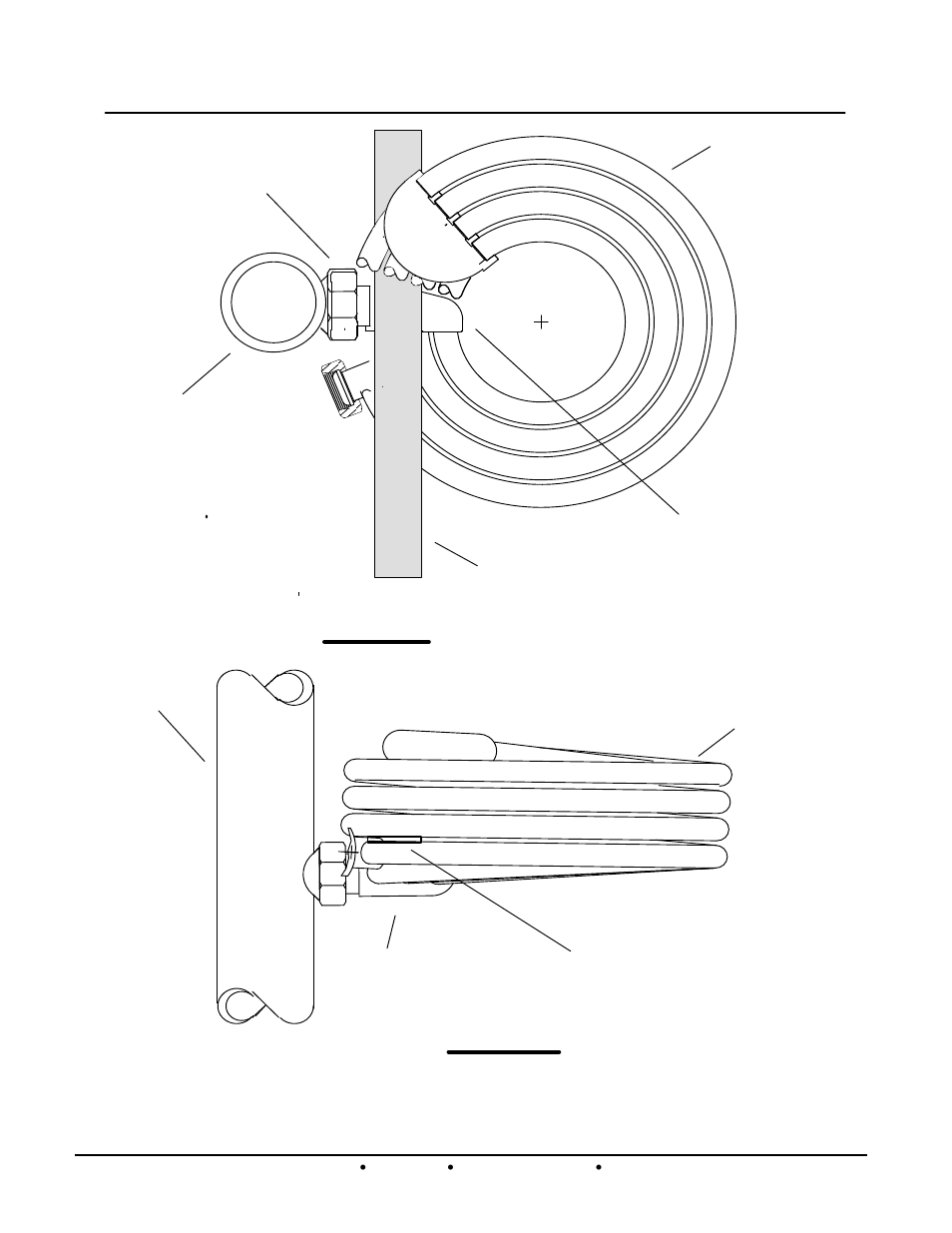 1b+ ii water wizard water heaters he-110, Top view (partial cut-away) side view | AERCO Packaged WaterWizard Steam-to-Water Heater User Manual | Page 41 / 50