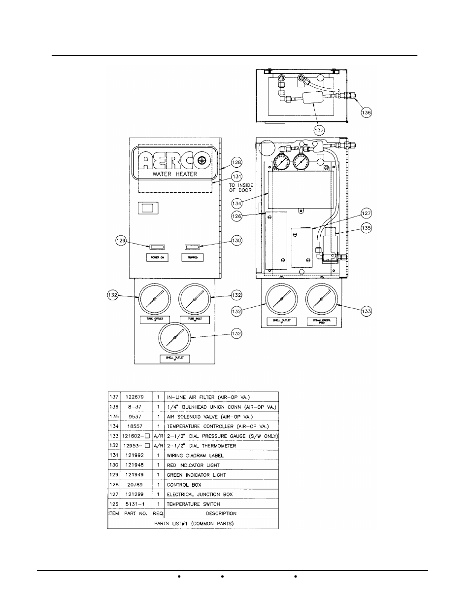 1b+ ii water wizard water heaters he-110 | AERCO Packaged WaterWizard Steam-to-Water Heater User Manual | Page 45 / 50