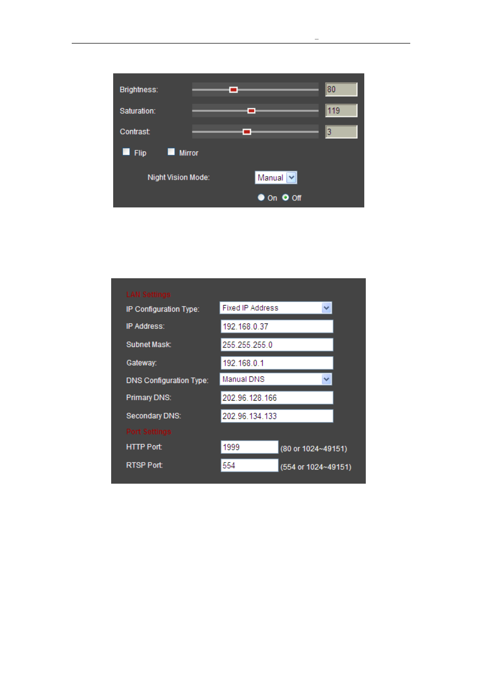 Image setting, Etwork, Etting | Basic network setting, 2 network setting page | Agasio A522W User Manual | Page 15 / 25