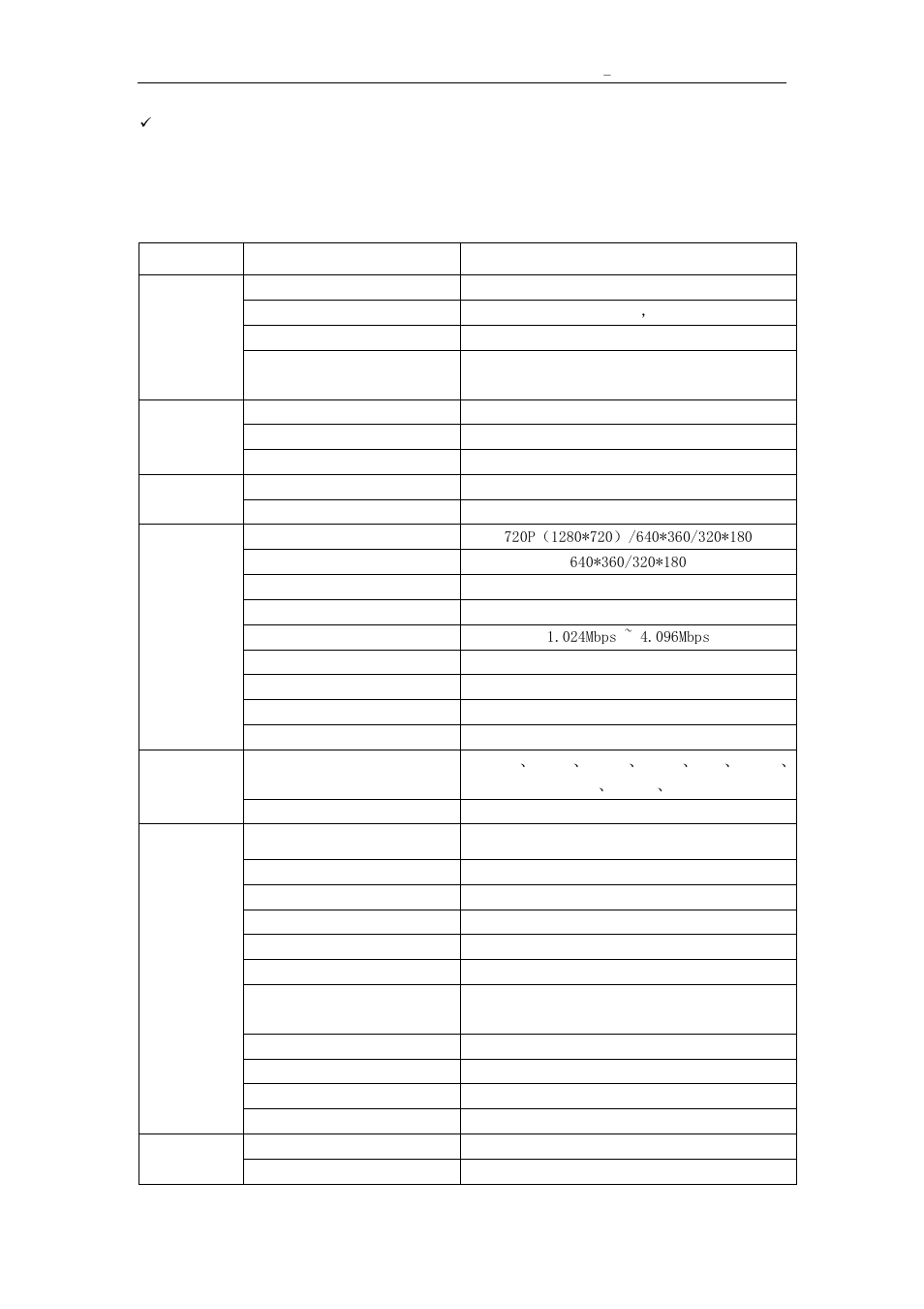 Echnical, Arameters, 3 technical parameters | Item sub item description | Agasio A522W User Manual | Page 6 / 25