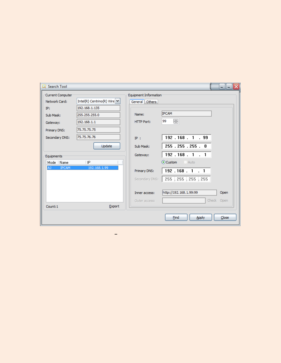 Software operation | Agasio A603W User Manual | Page 9 / 54