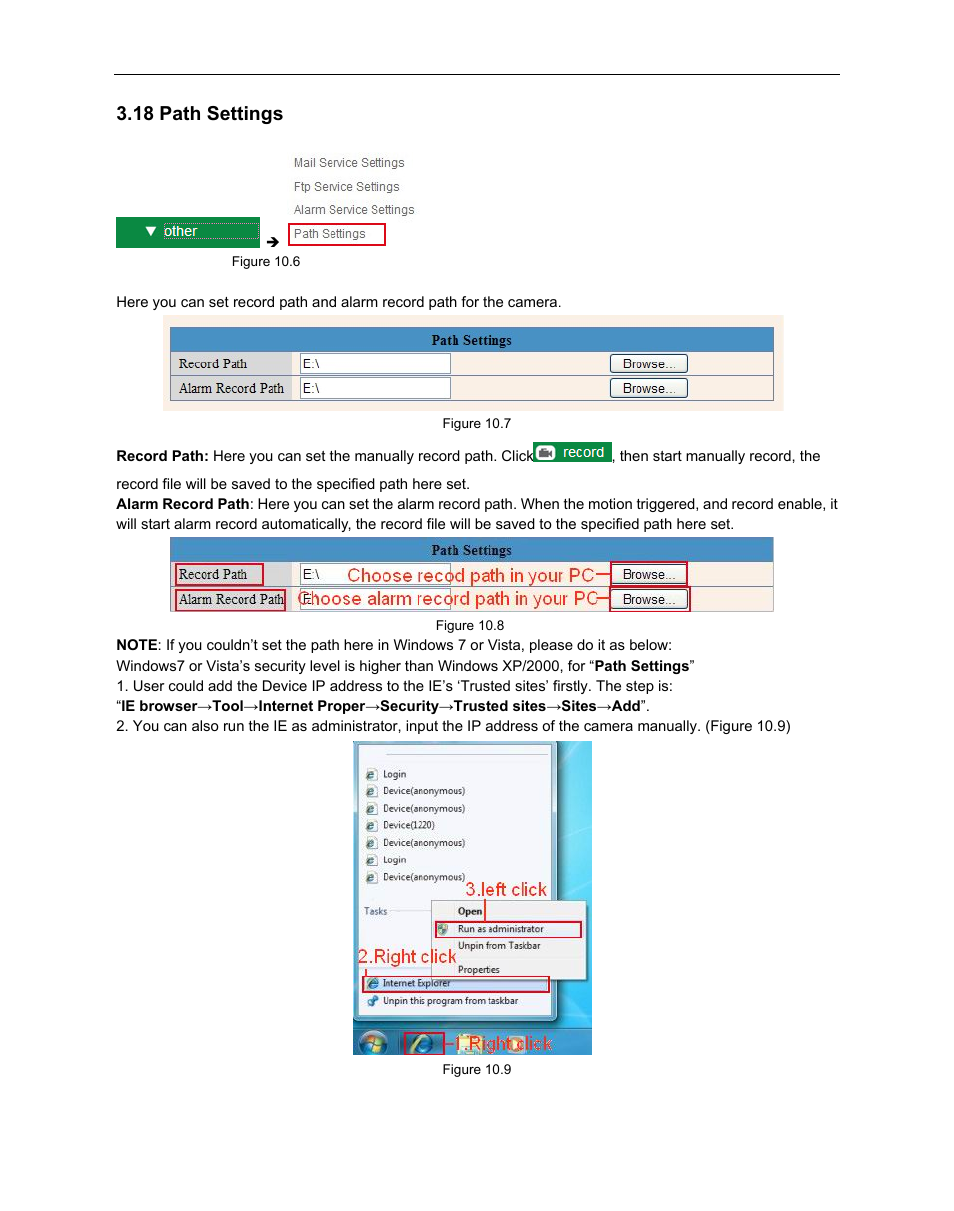 18 path settings, Ettings | Agasio A612W User Manual | Page 45 / 52