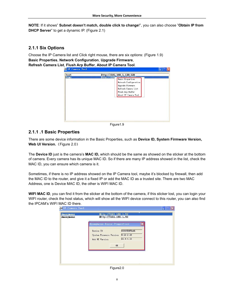 1 six options, 1 .1 basic properties | Agasio A621W User Manual | Page 8 / 54