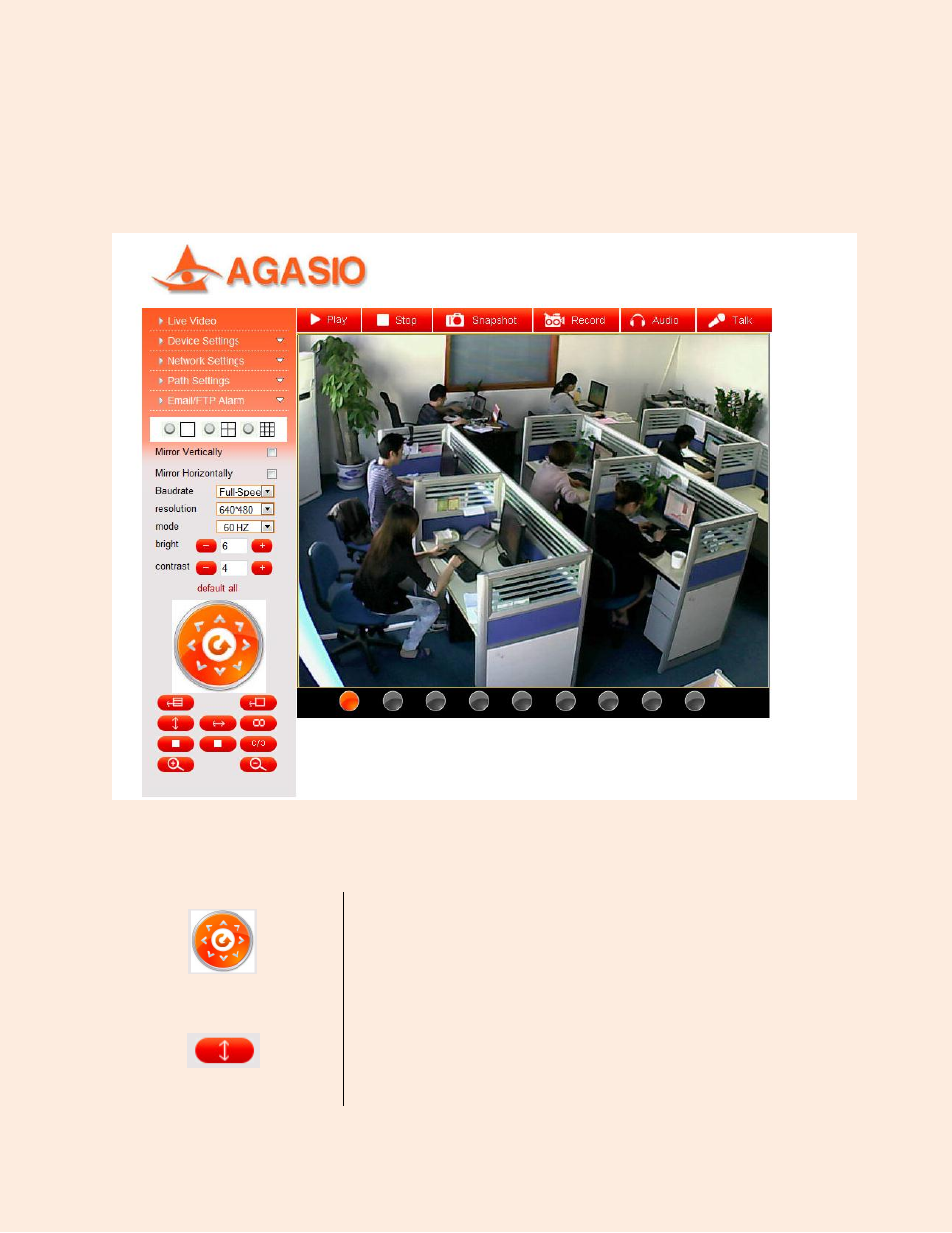Main menu interface | Agasio A622W User Manual | Page 19 / 54
