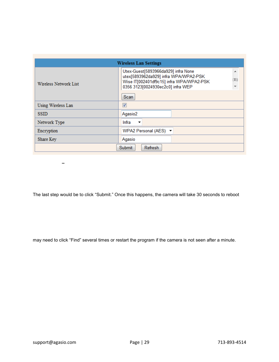 Agasio A622W User Manual | Page 30 / 54