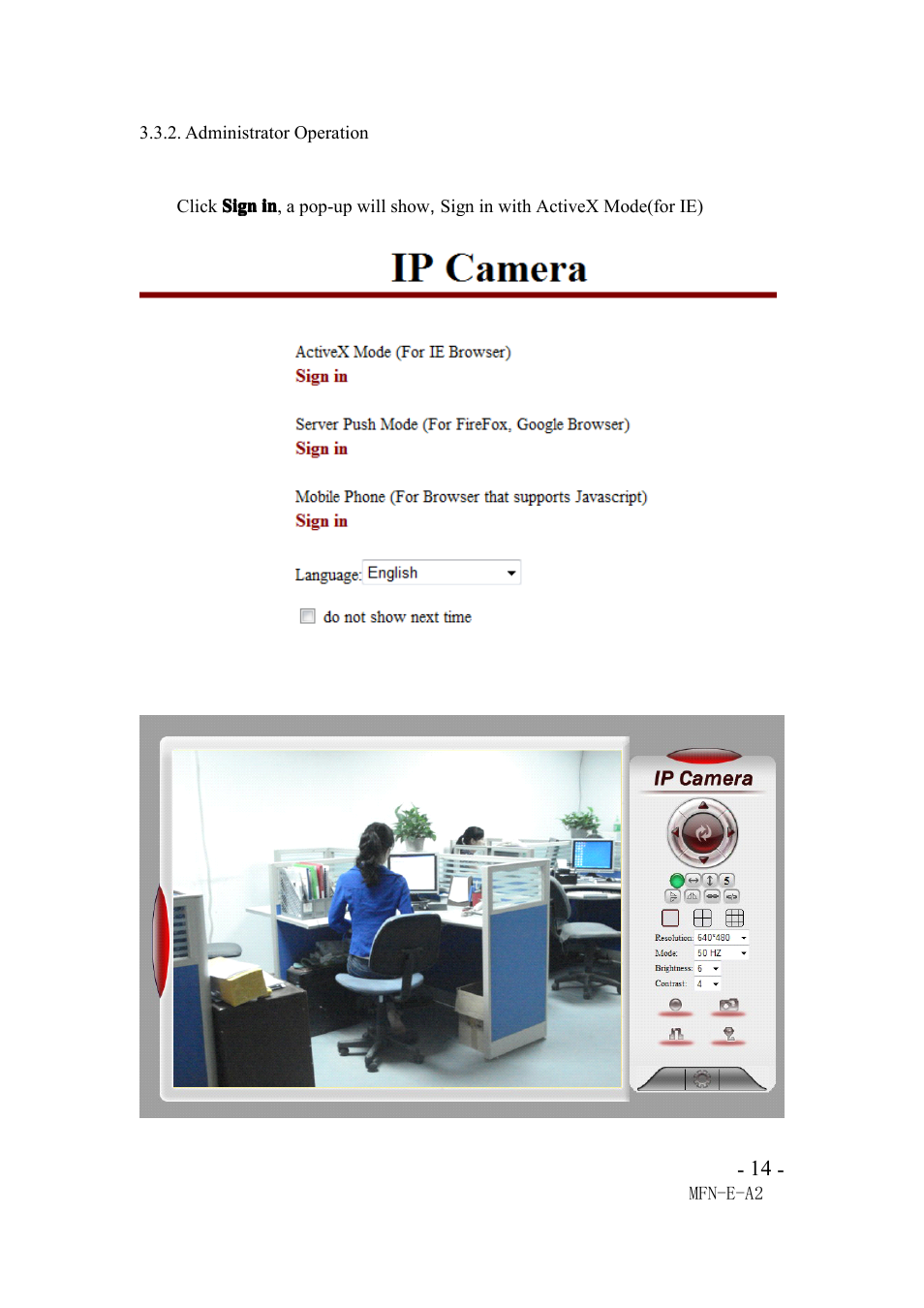 Administrator operation | Agasio M66I User Manual | Page 14 / 30