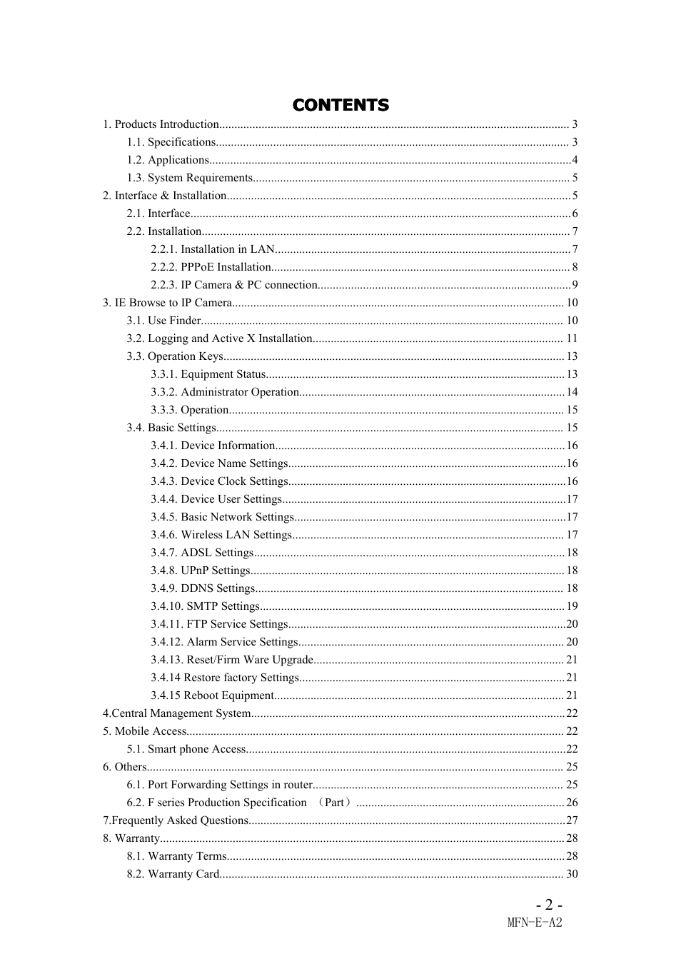 Agasio M66I User Manual | Page 2 / 30