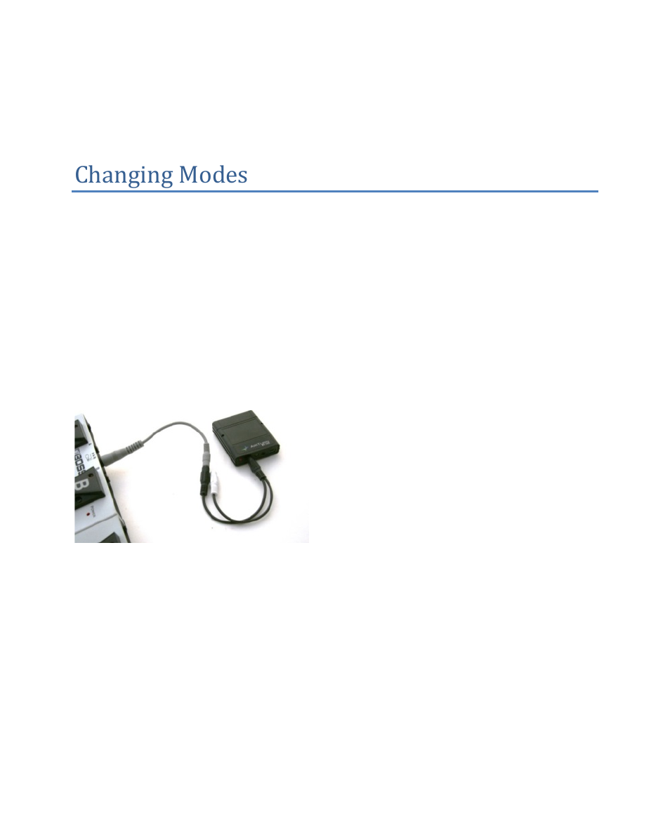 Changing modes | AirTurn DIGIT User Manual | Page 19 / 24