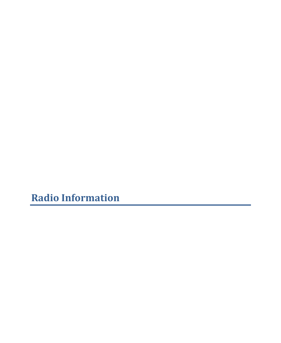 Radio information | AirTurn DIGIT User Manual | Page 21 / 24
