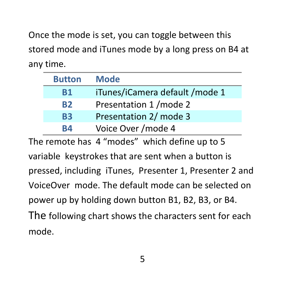 AirTurn DIGIT II User Manual | Page 5 / 16