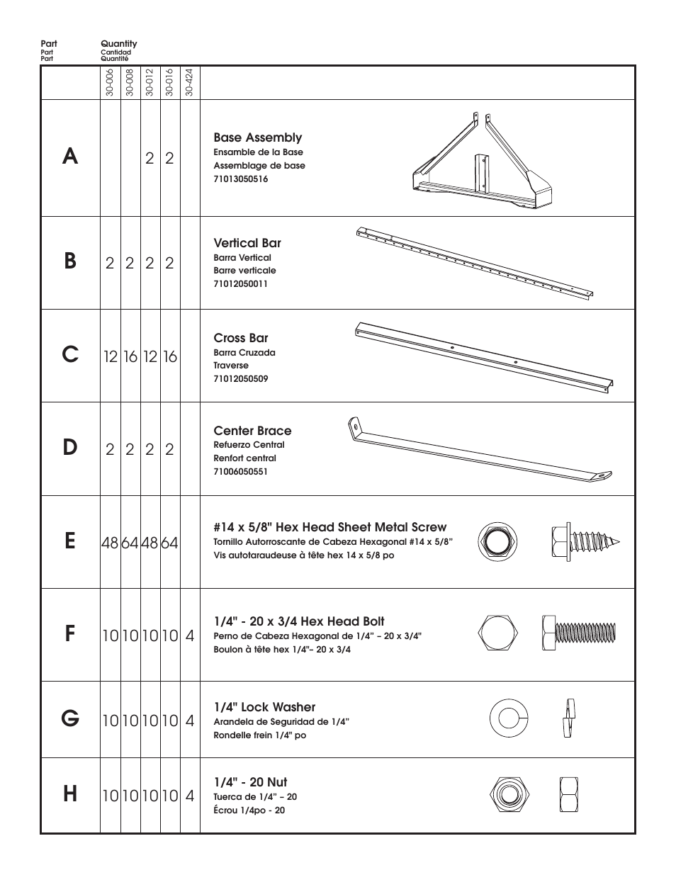 Akro-Mils 30-0хх Rail Racks User Manual | Page 2 / 8