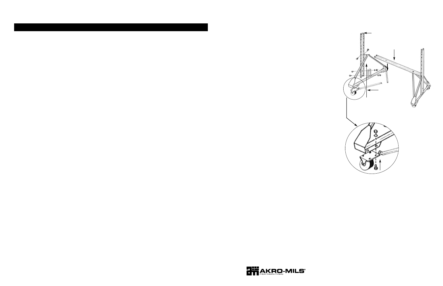 Assembly instructions | Akro-Mils 30812 Bin Cart User Manual | Page 2 / 4