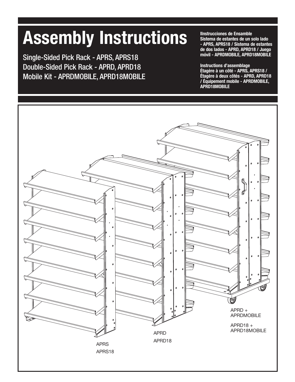 Akro-Mils APRDMOBILE, APRD18MOBILE User Manual | 6 pages