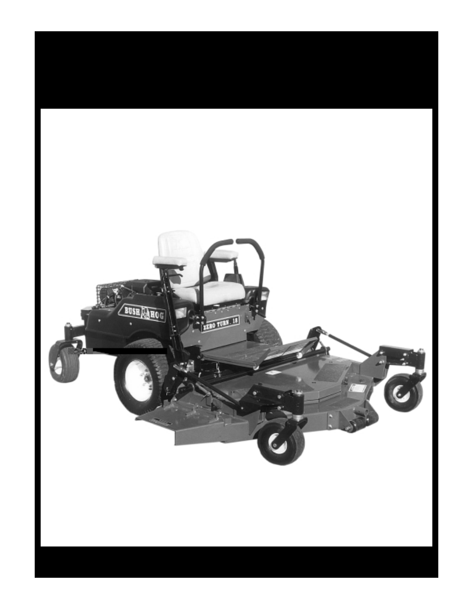 Bush Hog ZERO TURN MOWERS User Manual | 30 pages