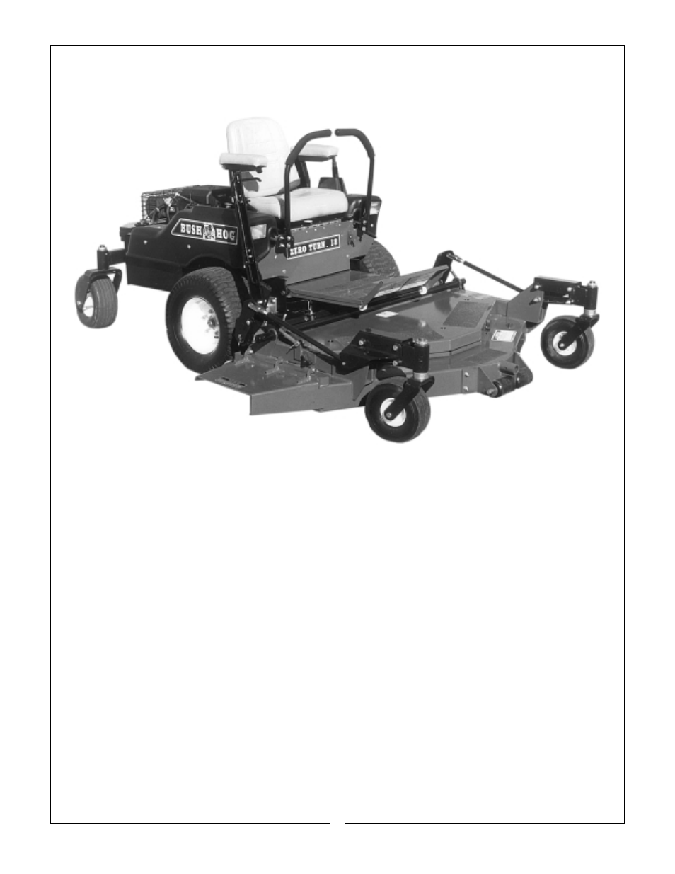 Bush Hog ZERO TURN MOWERS User Manual | Page 9 / 30