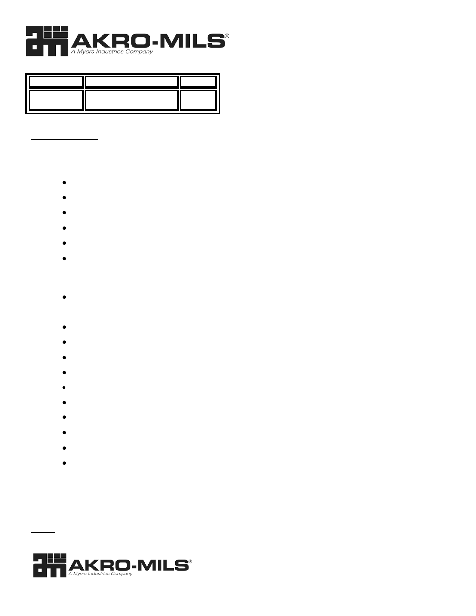 Akro-Mils Laser_Ink_Insert_29301 User Manual | 1 page