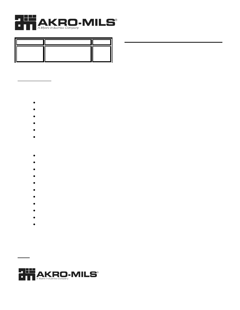 Akro-Mils Laser_Ink_Insert_29302_and_29303 User Manual | 1 page