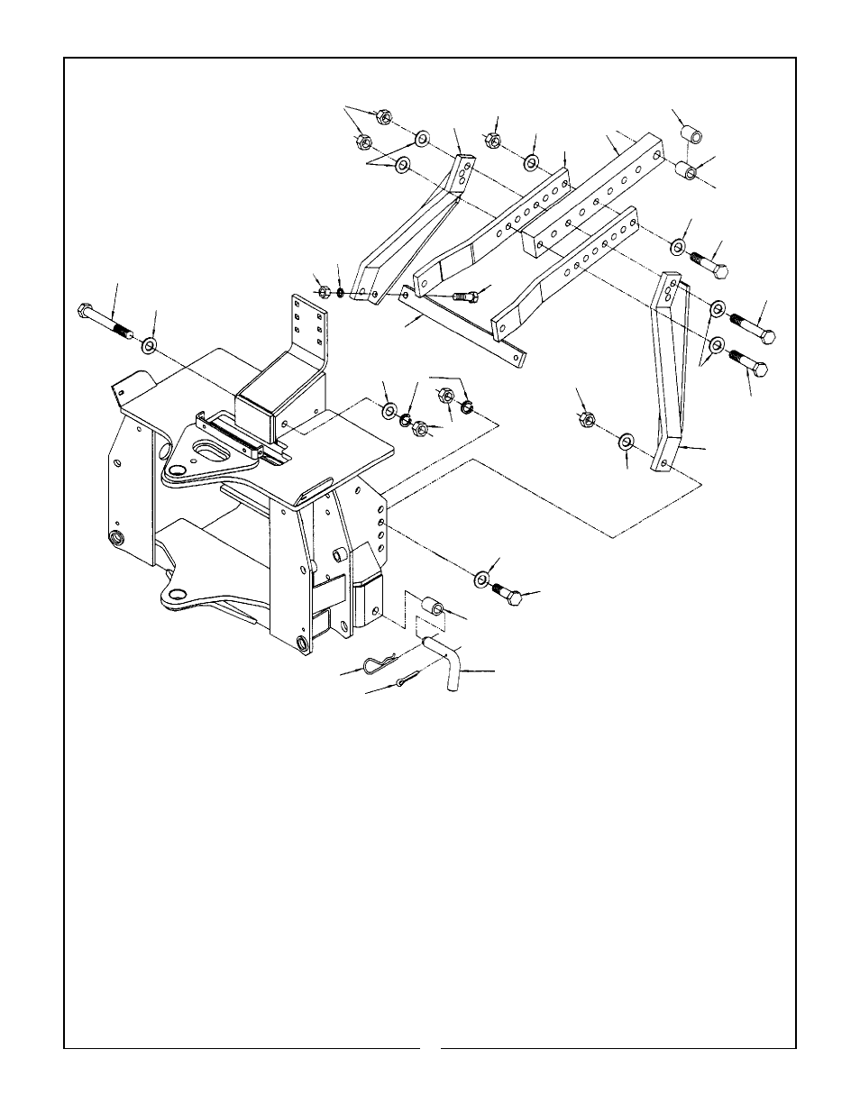 Attaching kit instructions (for 965h) | Bush Hog 765H User Manual | Page 30 / 42