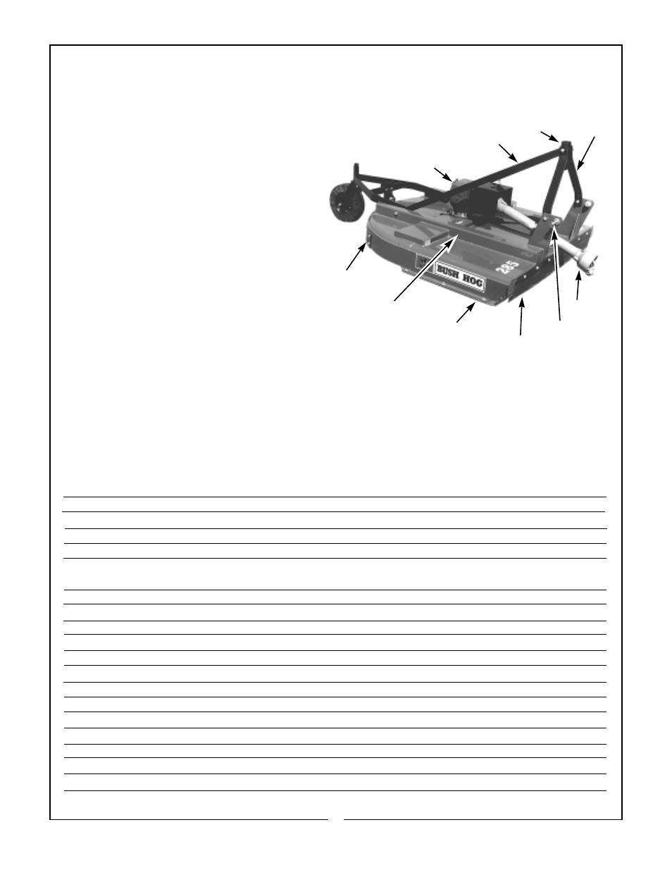 Bush Hog 280 User Manual | Page 8 / 23