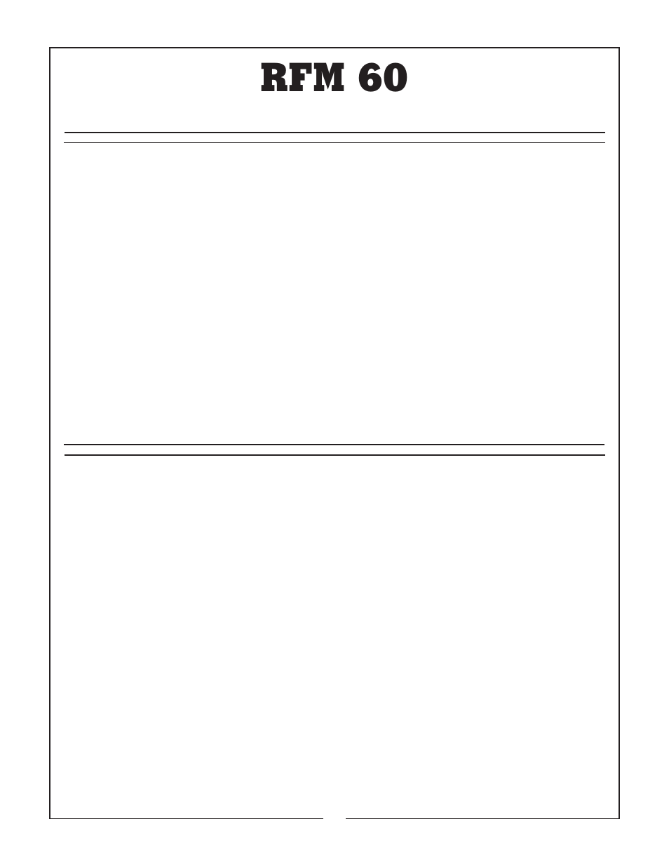 Bush Hog RFM 60 User Manual | Page 3 / 20