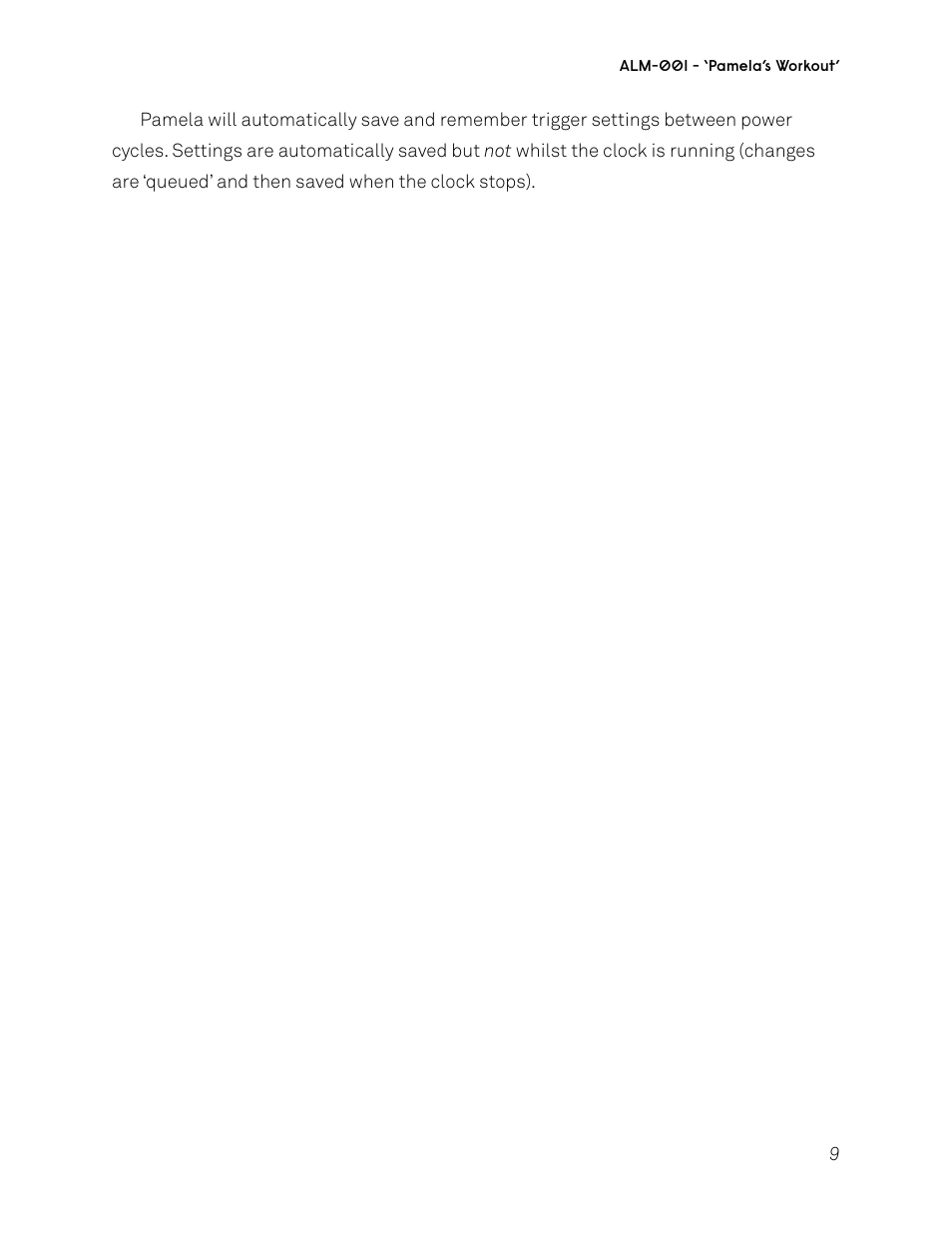 ALM ALM001 User Manual | Page 9 / 19